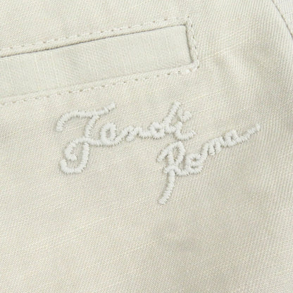Fendi Pants Fb0779 Linen Kinari 50