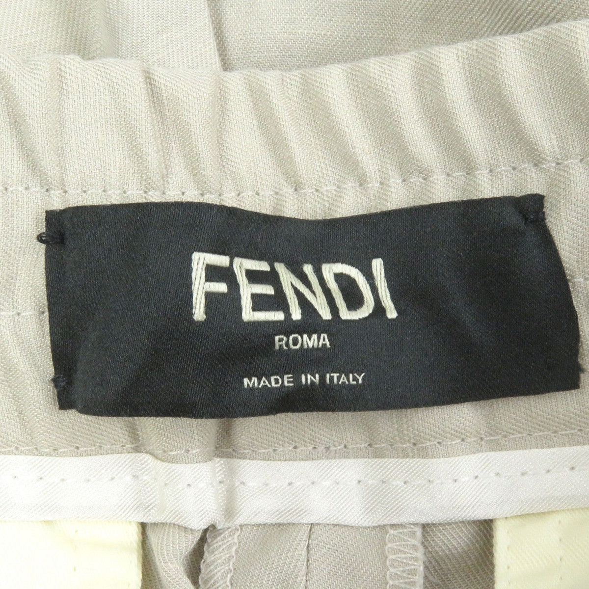 Fendi Pants Fb0779 Linen Kinari 50