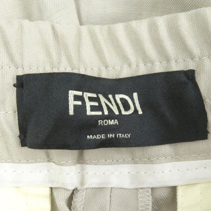 Fendi Pants Fb0779 Linen Kinari 50