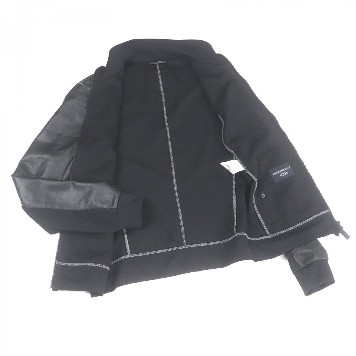 Emporio Armani Blouson Sheep Leather Black 48