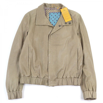 Etro Leather Jacket Lambskin Beige L