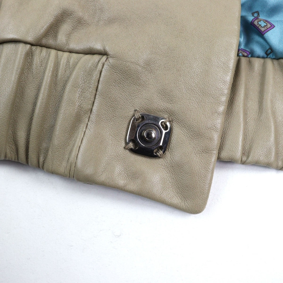 Etro Leather Jacket Lambskin Beige L