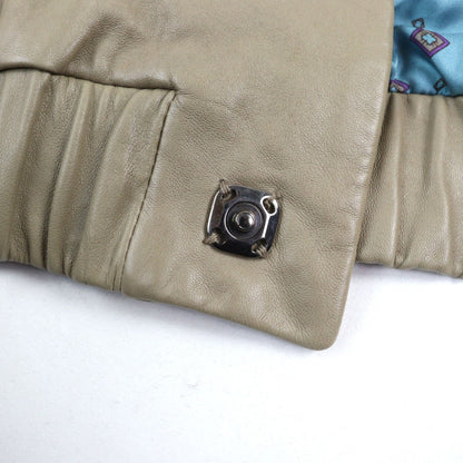 Etro Leather Jacket Lambskin Beige L