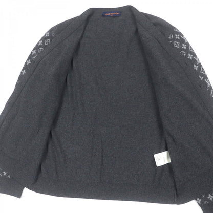 Louis Vuitton Cardigan 1Aatly Wool Gray L