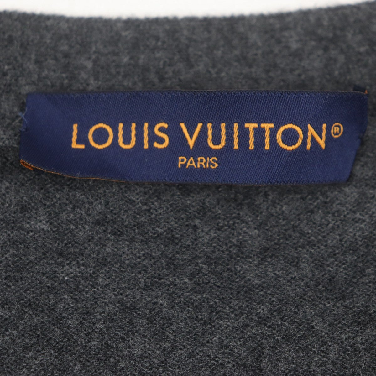 Louis Vuitton Cardigan 1Aatly Wool Gray L