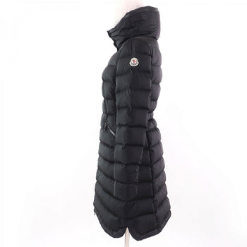 Moncler Down Coat Nylon Black Flammette Zero