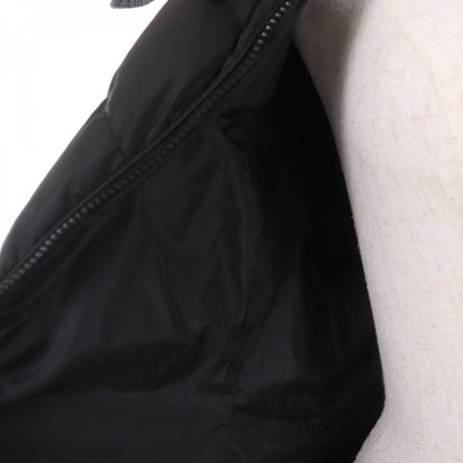 Moncler Down Coat Nylon Black Flammette Zero