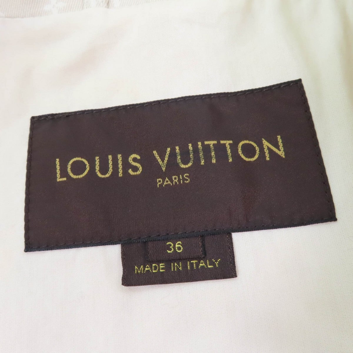 Louis Vuitton Coat Cotton Beige 36