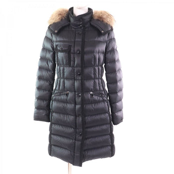 Moncler Down Coat Nylon Black Hermifur 1