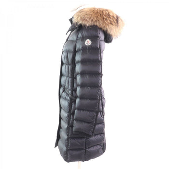 Moncler Down Coat Nylon Black Hermifur 1