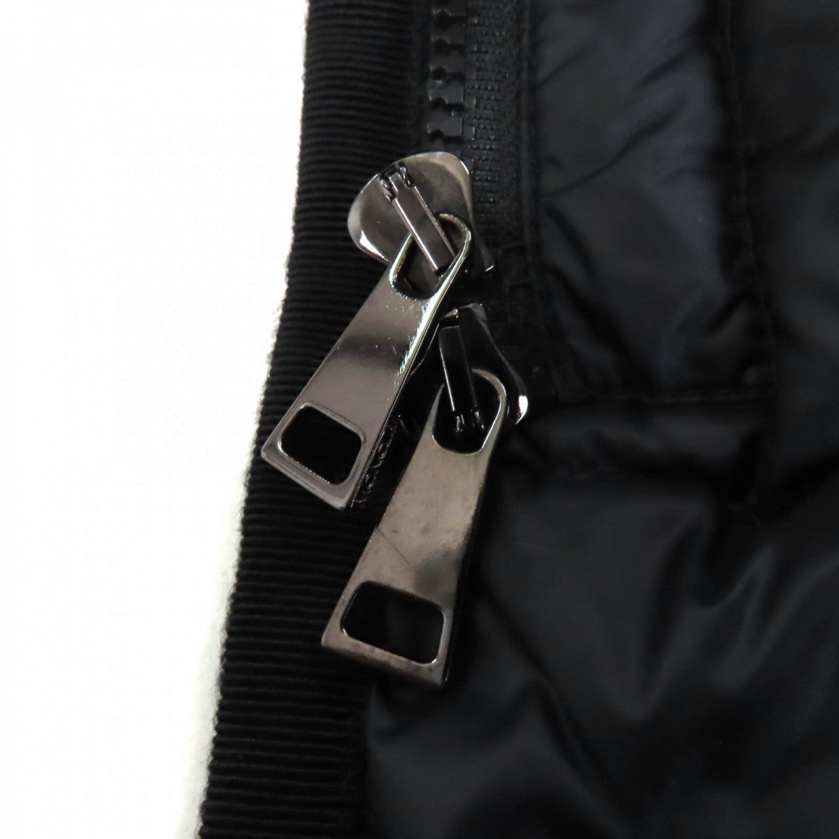 Moncler Down Coat Nylon Black Hermifur 1