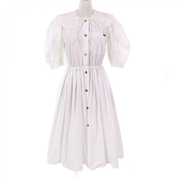 Miu Miu One Piece Mf4512 Cotton White 36