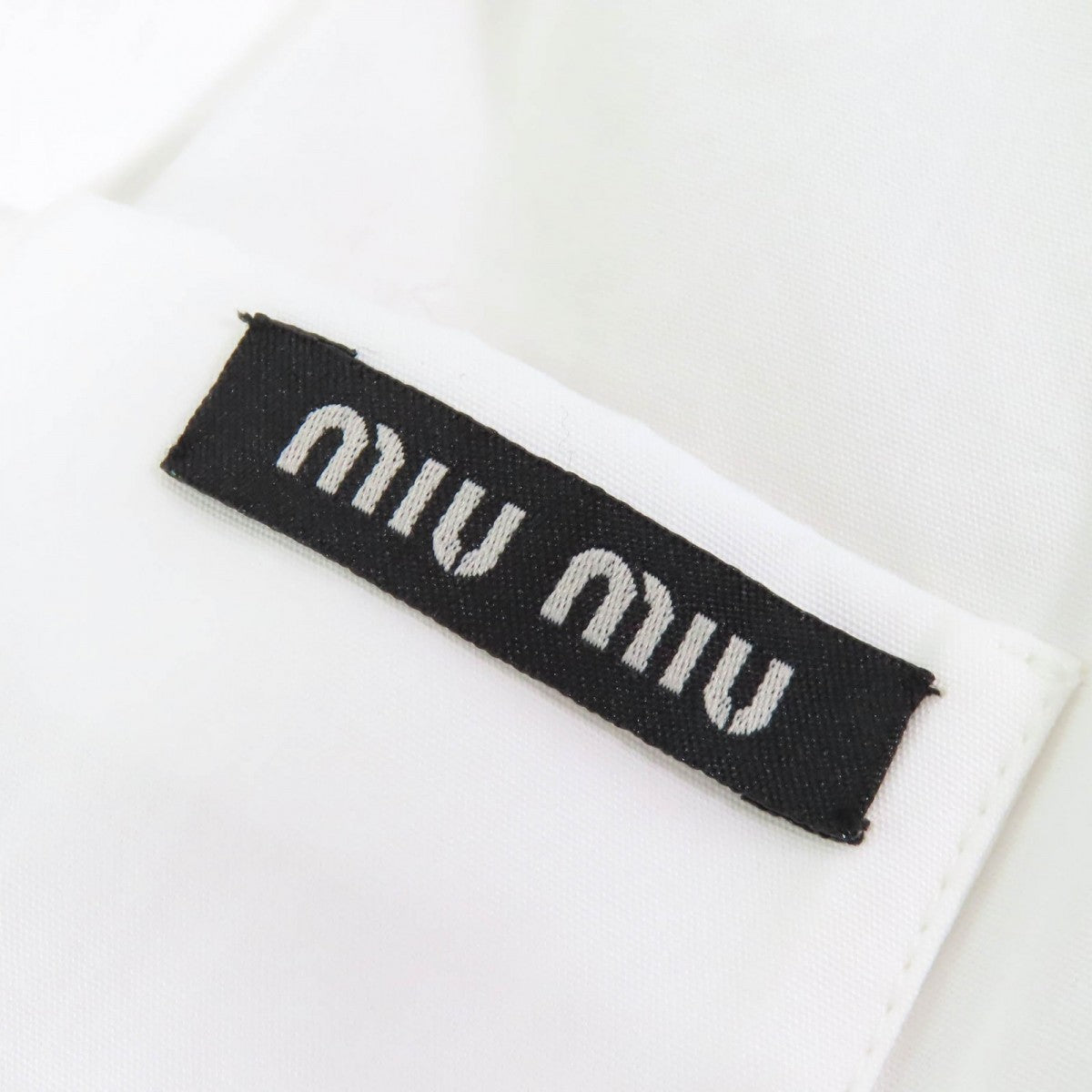 Miu Miu One Piece Mf4512 Cotton White 36