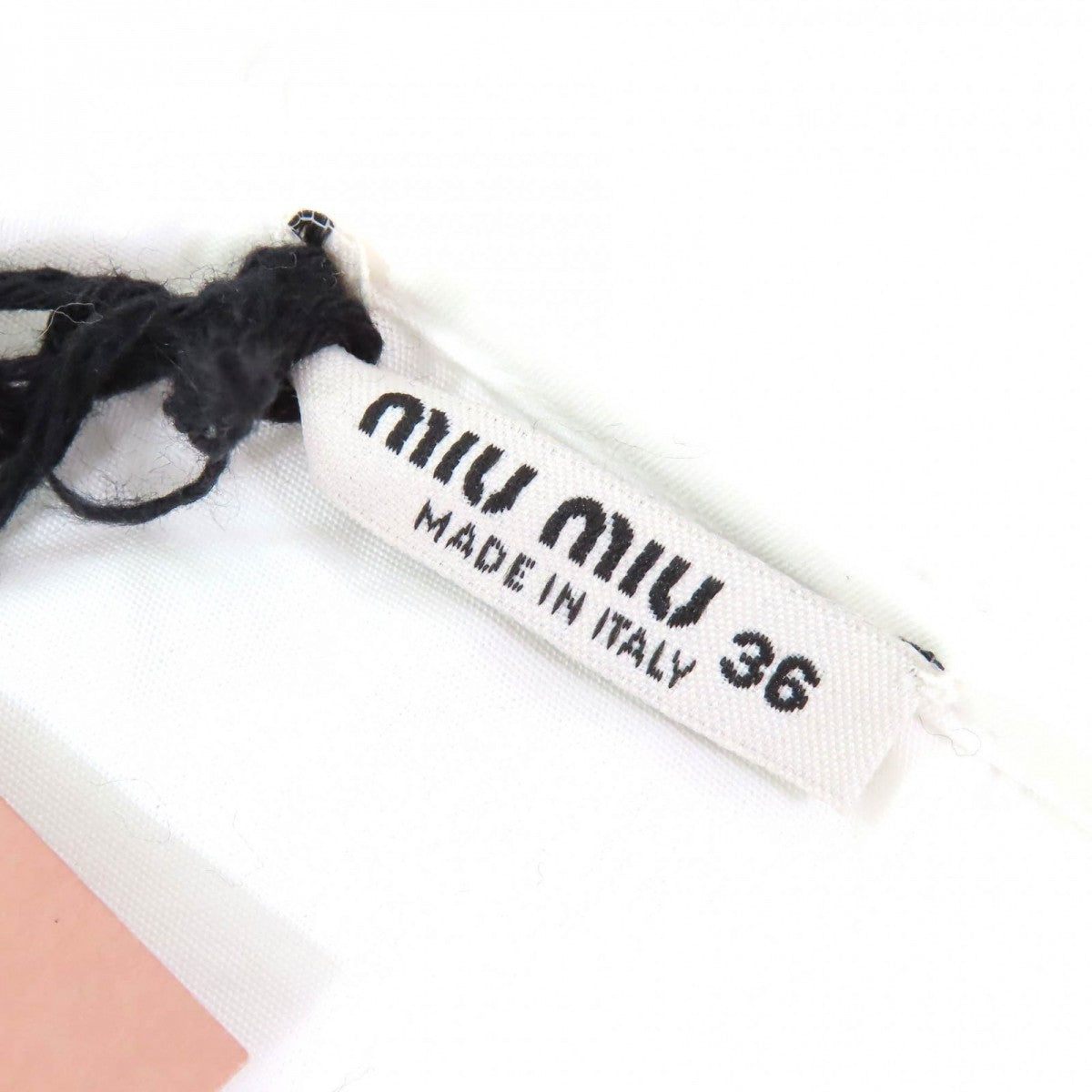 Miu Miu One Piece Mf4512 Cotton White 36