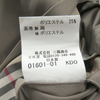Burberry London Stainless Collar Coat Cotton Beige 94-175-6