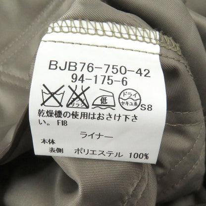 Burberry London Stainless Collar Coat Cotton Beige 94-175-6