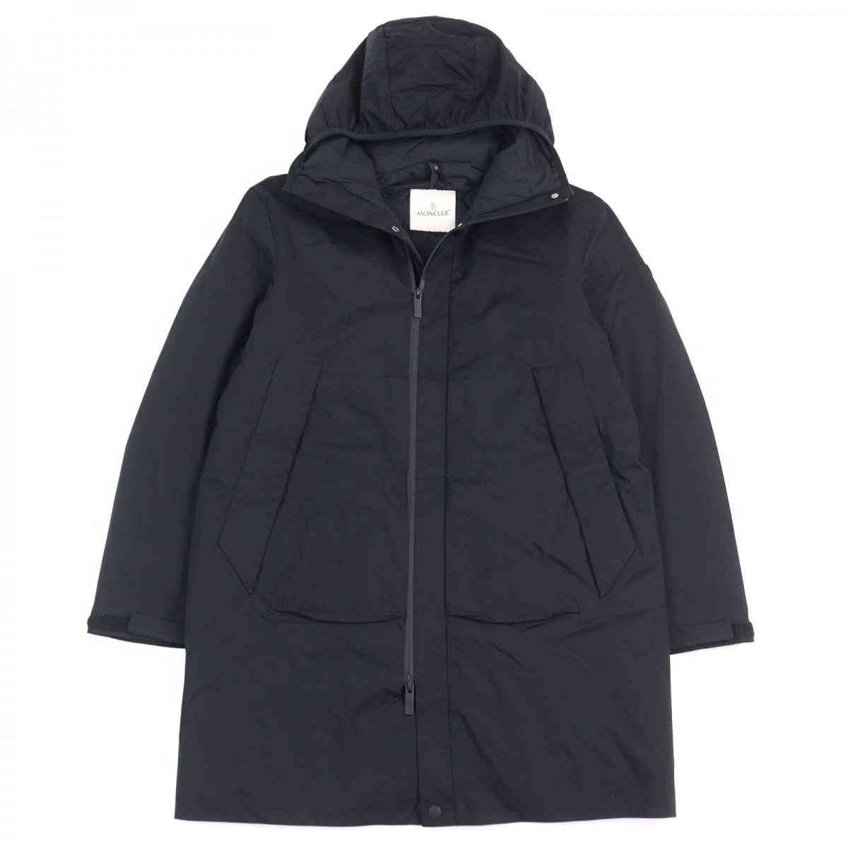 Moncler Down Coat G20911C00004 539Hw Nylon Black Lauzier Giubbotto 1