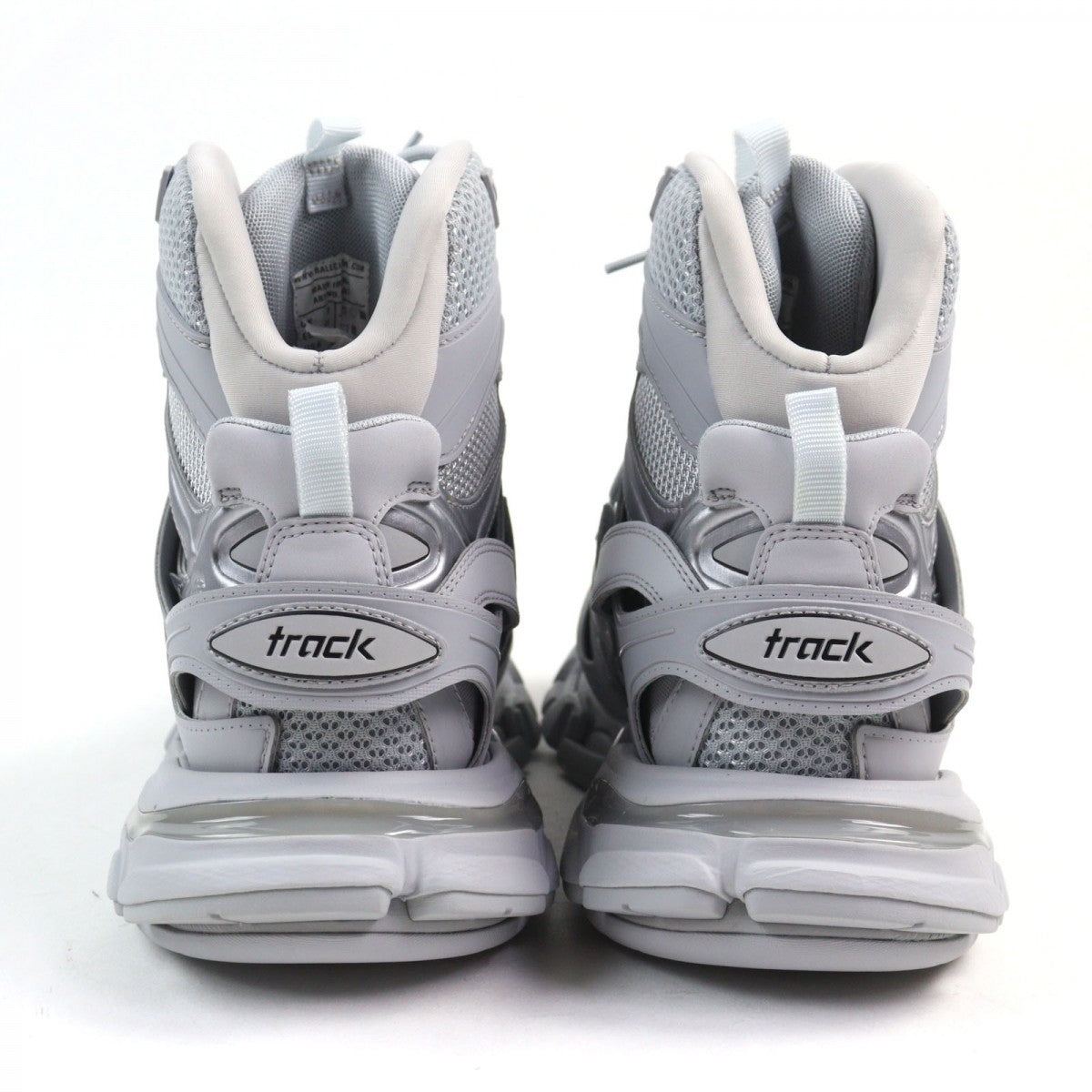 Balenciaga High Cut Sneakers 654867 Leather Gray Track Hike 27
