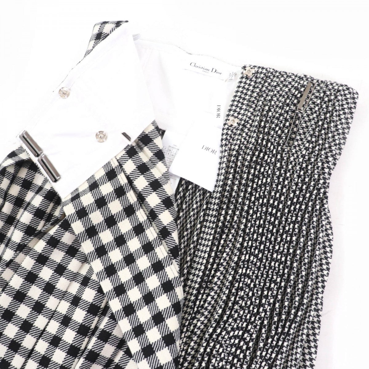 Christian Dior Long Skirt 251J52S1269 Wool Black Type 40