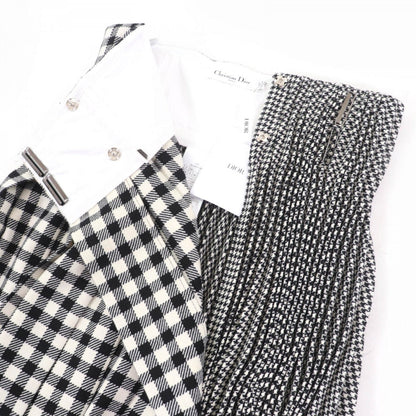 Christian Dior Long Skirt 251J52S1269 Wool Black Type 40