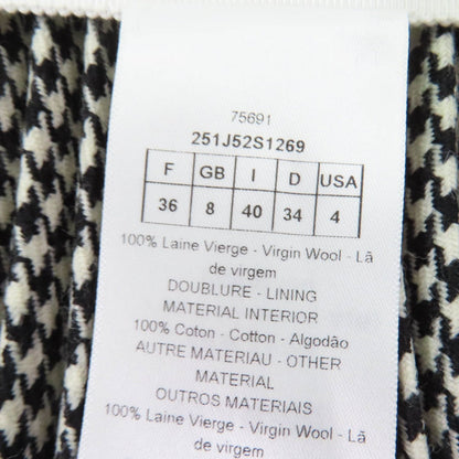 Christian Dior Long Skirt 251J52S1269 Wool Black Type 40