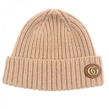Gucci Cap 764594 Wool Beige Double G M
