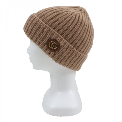 Gucci Cap 764594 Wool Beige Double G M