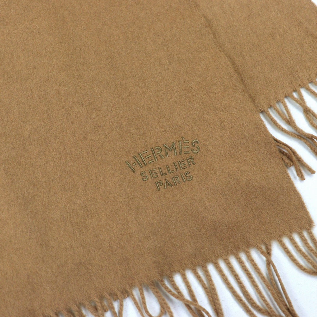 Hermes Scarf Cashmere Camel