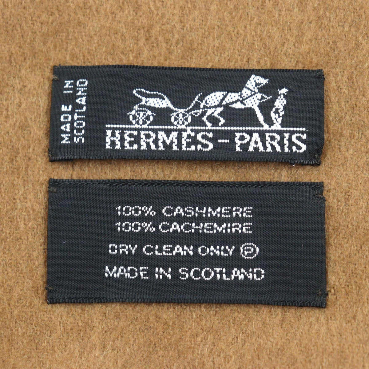 Hermes Scarf Cashmere Camel
