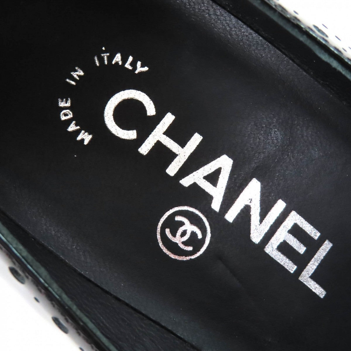 Chanel Pumps G31216 Patent Leather Black 36.5