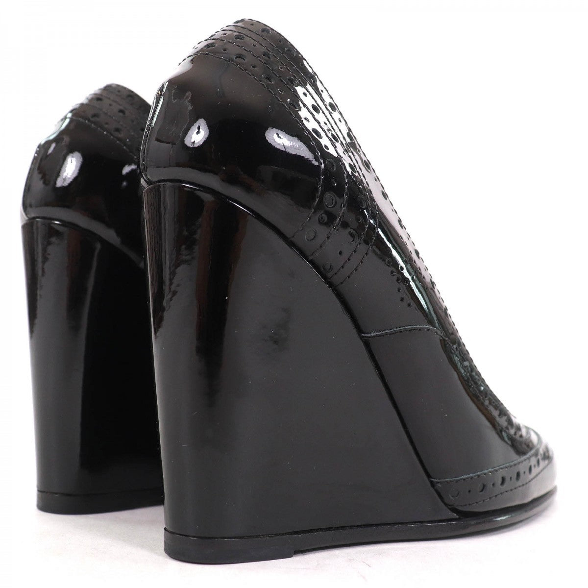 Chanel Pumps G31216 Patent Leather Black 36.5