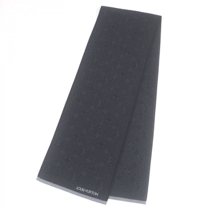 Louis Vuitton Scarf M73468 Wool Gris Escharp My Monogram Eclipse