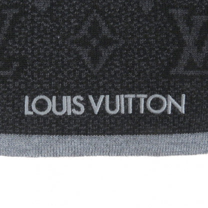 Louis Vuitton Scarf M73468 Wool Gris Escharp My Monogram Eclipse