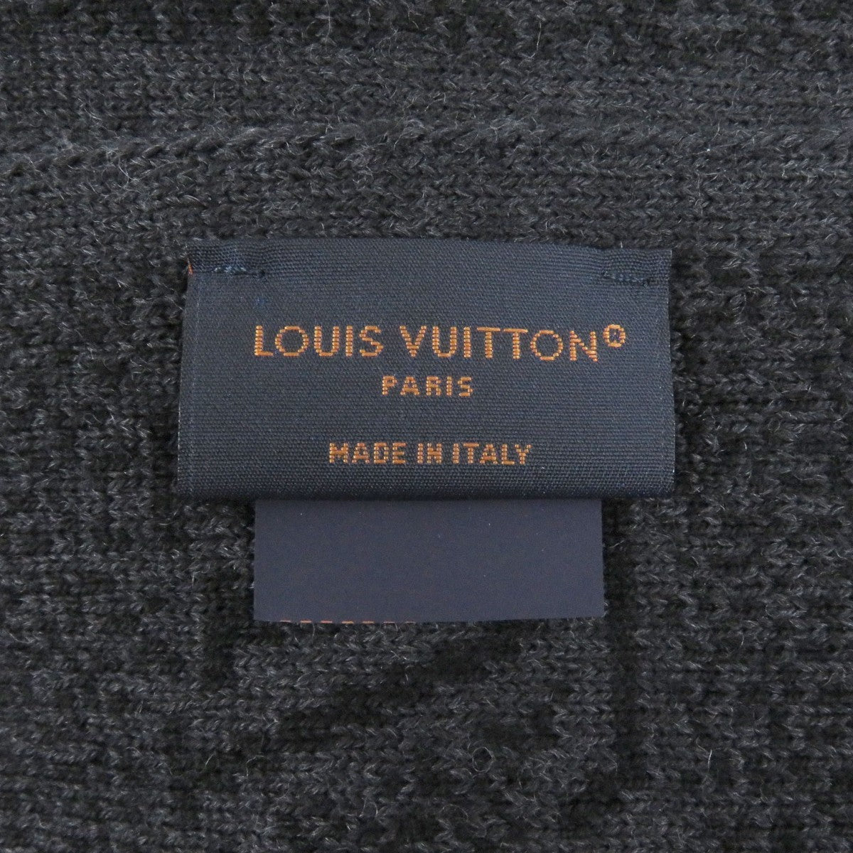 Louis Vuitton Scarf M73468 Wool Gris Escharp My Monogram Eclipse