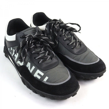 Chanel Sneakers G34087 Leather Black White 41