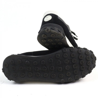 Chanel Sneakers G34087 Leather Black White 41