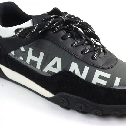 Chanel Sneakers G34087 Leather Black White 41