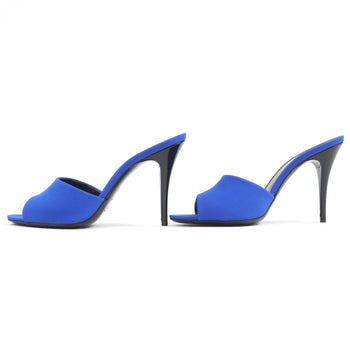 Saint Laurent Paris Mule 699767 Fabric Blue La 16 37