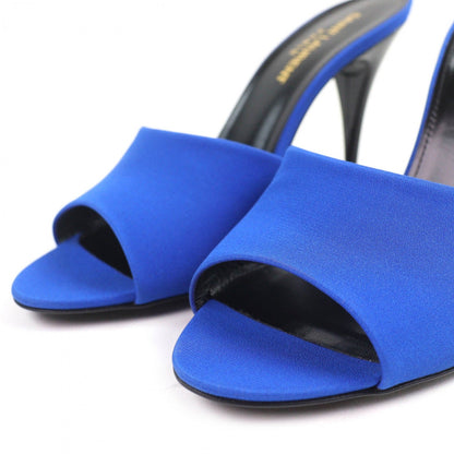 Saint Laurent Paris Mule 699767 Fabric Blue La 16 37