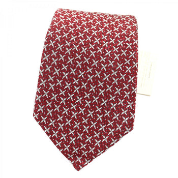 Bvlgari Tie Silk Red Overall Handle