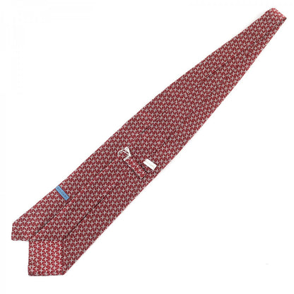 Bvlgari Tie Silk Red Overall Handle