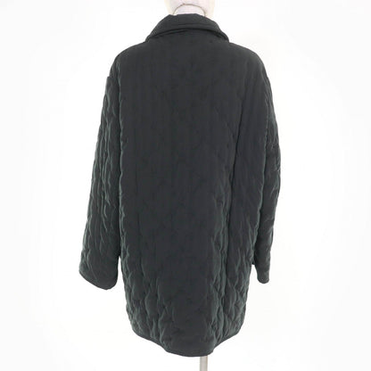 Hermes Coat Polyester Dark Green Type 42