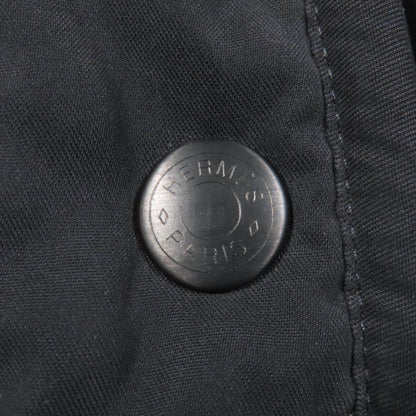 Hermes Coat Polyester Dark Green Type 42