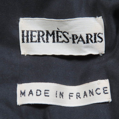 Hermes Coat Polyester Dark Green Type 42