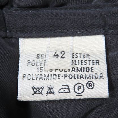 Hermes Coat Polyester Dark Green Type 42