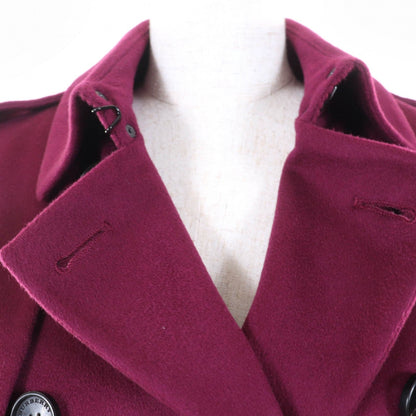 Burberry London Trench Coat Cashmere Bordeauxtype 38