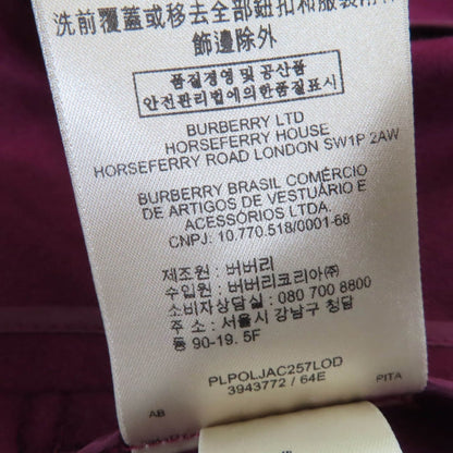 Burberry London Trench Coat Cashmere Bordeauxtype 38