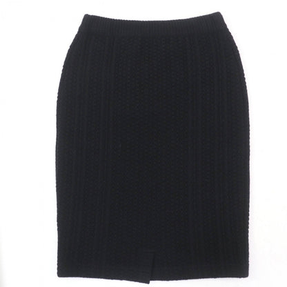 Chanel Tight Skirt 17B P57346K07533 Cashmere Black 36
