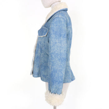 Louis Vuitton Jacket Polyester Blue Type 38