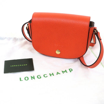 Longchamp Shoulder Bag Leather Orange Epure Xs